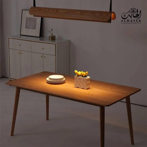نجف مودرن مستطيل ستايل خشبي