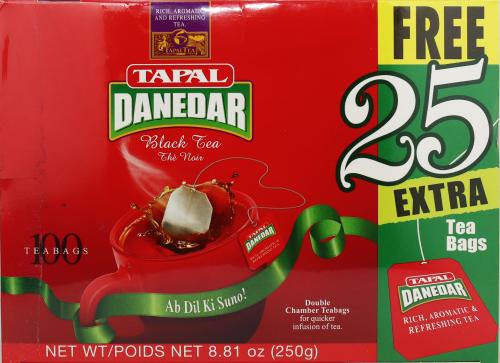 Tapal Danedar Tea 100+25 Teabags