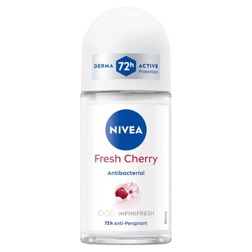 Nivea Roll Fresh Cherry Antibacterial 50Ml