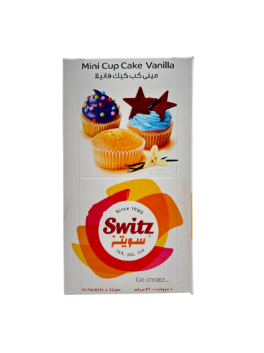 Switz Mini Cup Cake Vanilla 32g x 10