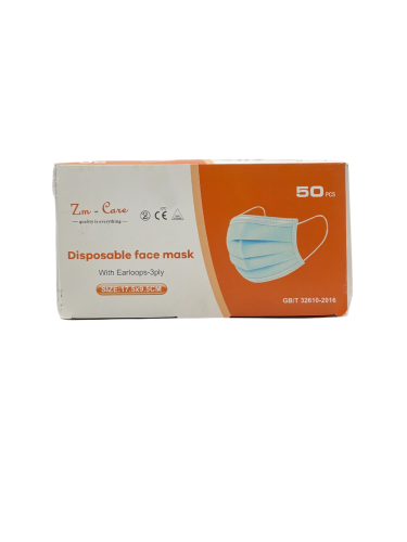 Face Mask Blue 50 Pcs