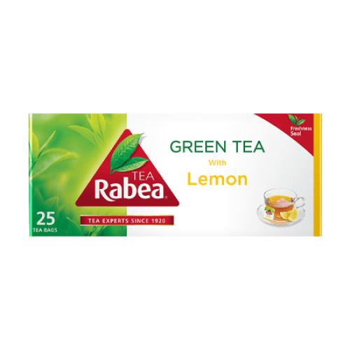 Rabea Tea Green Tea With Lemon 25 Tea Bags