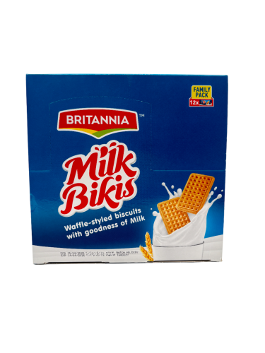 Britannia Milk Bikis Biscuits 77g x 12
