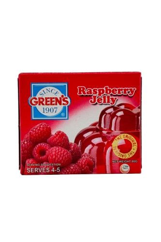 Greens Raspberry Jelly 80g