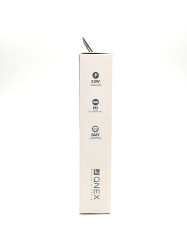 Qnex Fast Car Charger 38W with PPS USB-C + USB-A