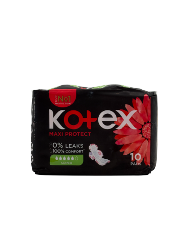 Kotex Maxi Protect Super Pads 10 Pads