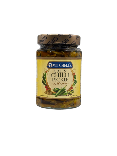 Mitchell's Green Chilli Pickle 340g