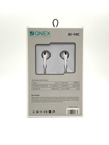 Qnex Earphone Type-C Interface