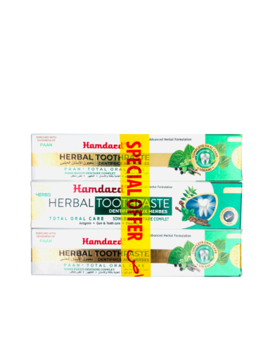 Hamdard Herbal Toothpaste 100g x 3 (Special Offer)
