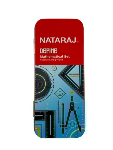 Nataraj Mathematical Geometry Set (Multicolour)