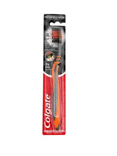 Colgate Toothbrush Zigzag Medium Charcoal