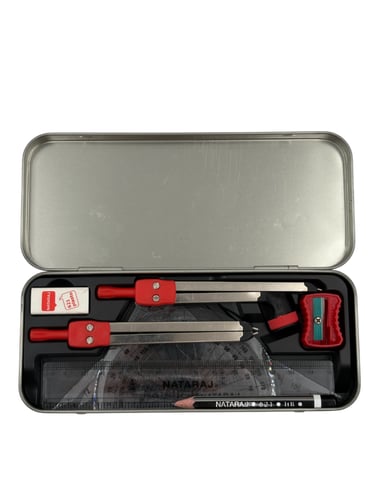 Nataraj Mathematical Geometry Set (Multicolour)