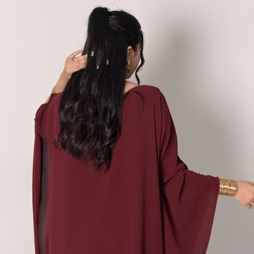 جلابيه شيفون عودي