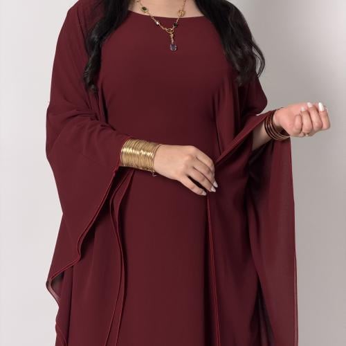 جلابيه شيفون عودي