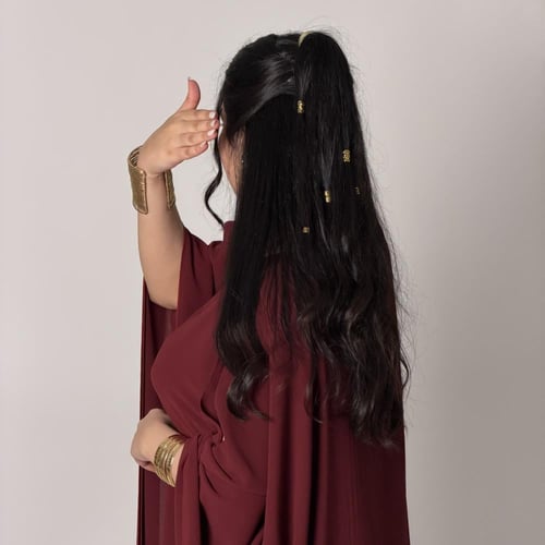 جلابيه شيفون عودي