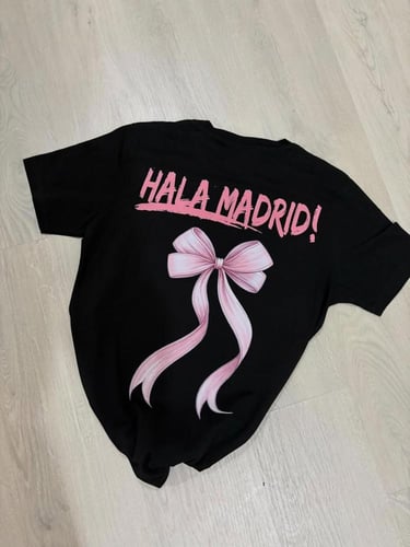 تيشيرت ريال مدريد Hello Kitty وردي
