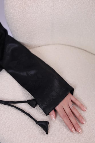 R33 | دبل كلوش حرير جاكار Bloom Jacquard