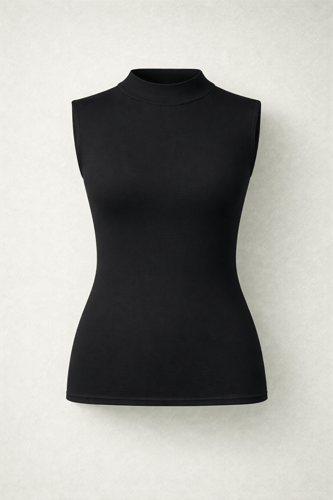 Sleeveless Mock Neck Bodysuit
