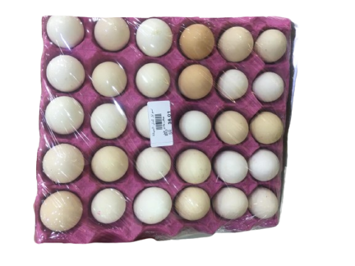 Local eggs, 30-piece plate