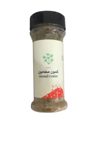 Ground cumin sprinkle
