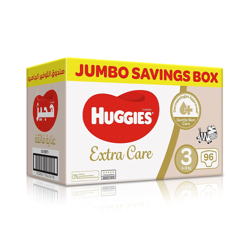هجيز حفاض جامبو مقاس (3) عناية فائقة 96 حفاضة