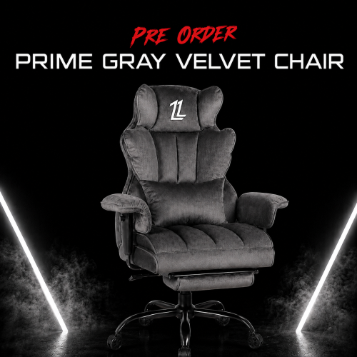كرسي برايم المخمل باللون الرمادي من ايليفين لاب | ELEVEN LAB PRIME Gray Velvet Chair