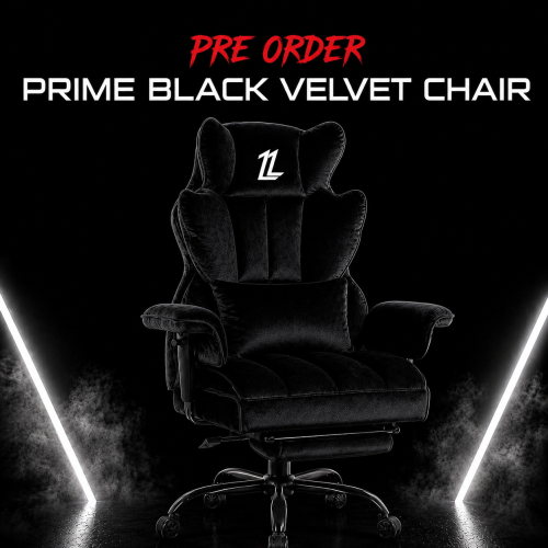 كرسي برايم المخمل باللون الاسود من ايليفين لاب | ELEVEN LAB PRIME Black Velvet Chair