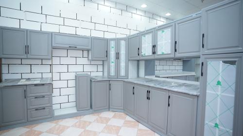 Adjustable 6-meter sheet metal kitchen