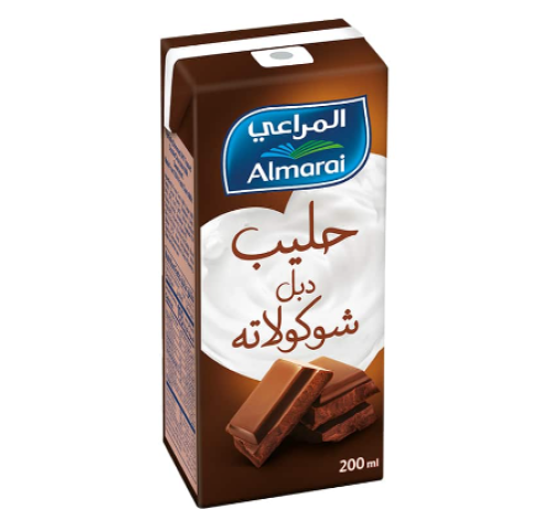 حليب دبل شوكولاته 200مل*