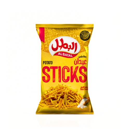 بطاطس البطل عيدان بالفلفل الحار 80 جرام*
