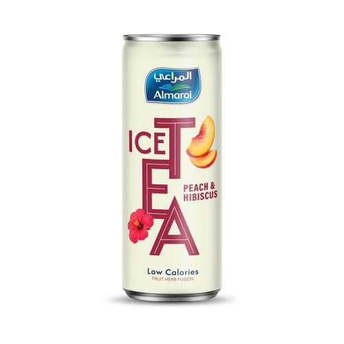 المراعي آيس تي خوخ وكركدية 315مل