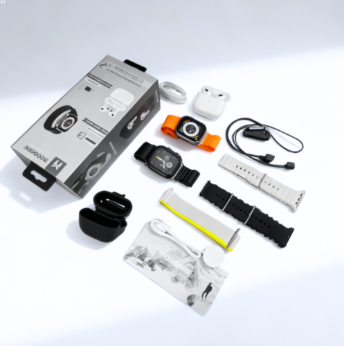 باكنج ايربودز مع ساعه MOOGMAX SW002