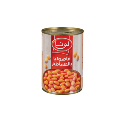 فاصوليا لونا بالطماطم 380ج*
