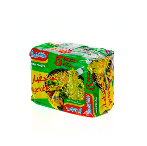 اندومي شعيرية سريعة التحضير بنكهة الخضار 5 حبات *...