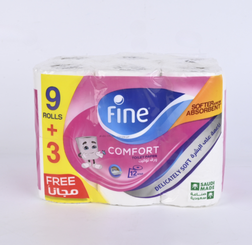 مناديل توليت فاين 12حبه*