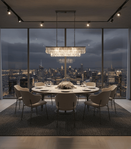 طاوله طعام رخام 8 كرسي 150*150سم