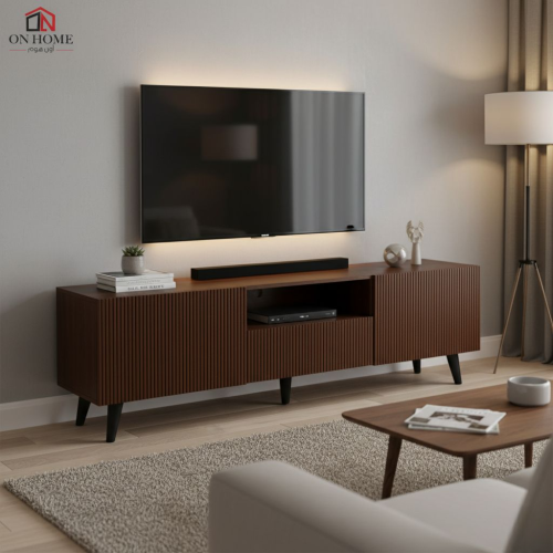 وحدة تلفزيون- 55×40×160 سم- بني