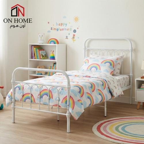 هيكل سرير حديد اطفال -170X80سم -ابيض