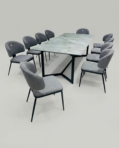 طقم سفره مع 10 كراسي75*110*230