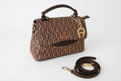 حقيبة يد Aigner بتصميم فاخر وأيقوني . ماستر كوالتي