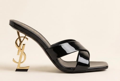 كعب نسائي فاخر من سان لوران Saint Laurent أناقة عص...