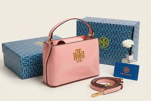 حقيبة توري بورش جلد لامع – أناقة كلاسيكية فاخرة ما...