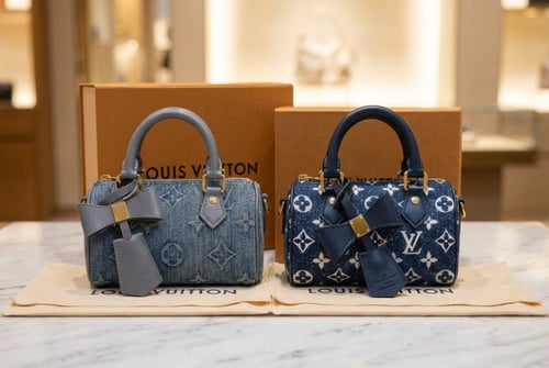 حقيبة لويس فيتون ميني سبيدي – قماش دينم مونوغرام م...