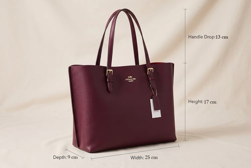حقيبة كوتش COACH الكبيرة بطابع فاخر بتصميم كلاسيكي...