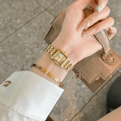 GEDI ساعات نسائية هدايا موضة حزام من الفولاذ المقا...