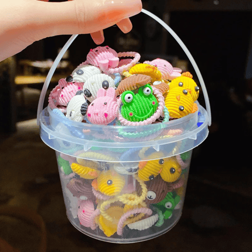 شريط مطاطي لطيف طفل صغير تويت لا تؤذي الشعر