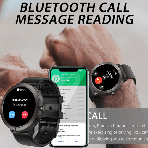 2025 ل HUIAWE GPS ساعة ذكية الرجال 5ATM IP69K مقاو...