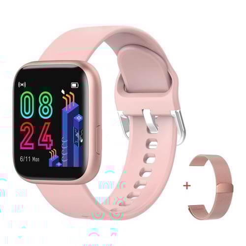 ساعة ذكية للنساء 1.4 بوصة رياضية لتتبع اللياقة الب...