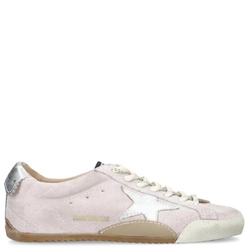 Golden Goose True-Star Pastel Pink Suede with Silv...