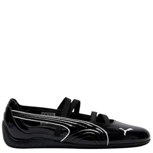 Puma Speedcat ballet pumps in glossy black